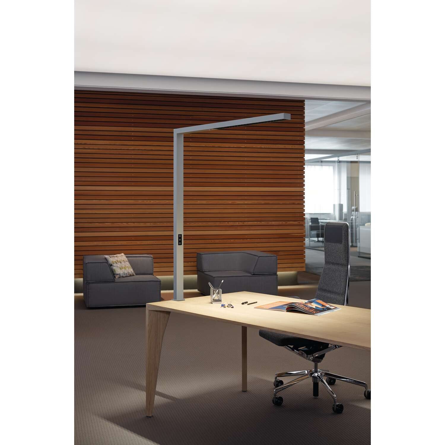 MAUL Tischleuchte LED MAULsirius – dimmbar, Touch-Dimmer, Bewegungssensor