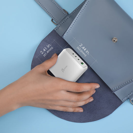 j5create Ladegerät – 70 W, 4× USB-C, GaN