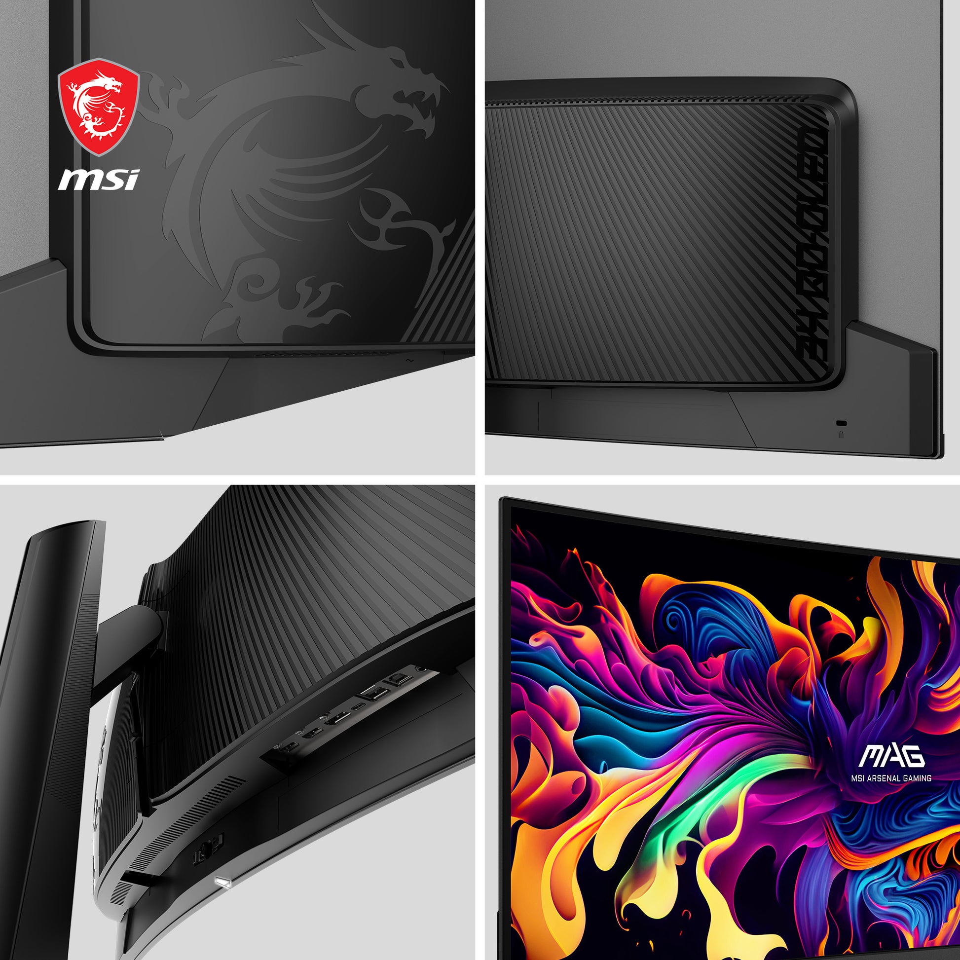 MSI MAG 341CQPDE – Monitor, 34", QD-OLED, 175 Hz, 250 cd/m², USB-C, VESA 100 × 100, Schwarz