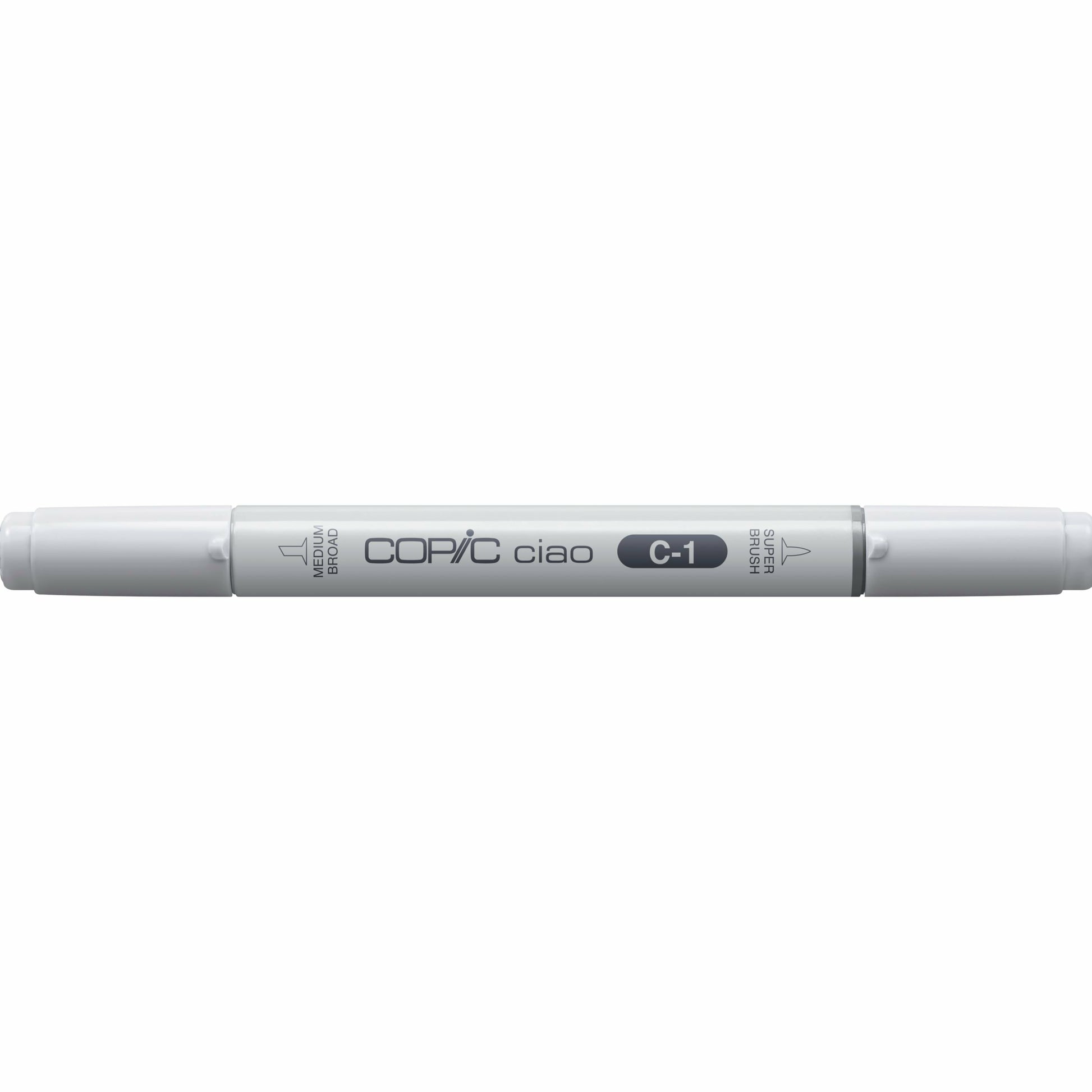 Copic Ciao Brush Pen, Doppelspitze – Pinsel + Keilspitze, alkoholbasiert, kühles Grau