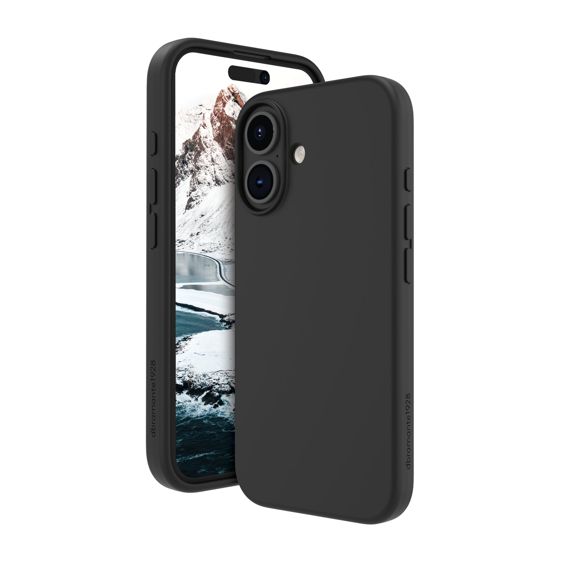 dbramante1928 Costa Rica Backcover – für Apple iPhone 16 Plus, Kunststoff+Silikon, Night Black