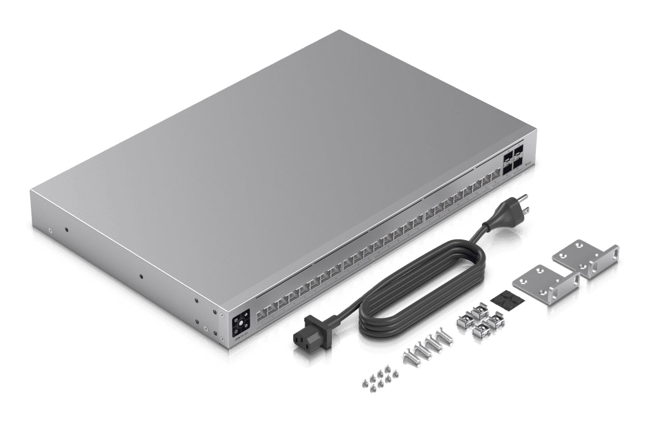 Ubiquiti UniFi Pro HD 24 – Managed Switch – 22×2.5G, 4×SFP+, L2/L3, 1U