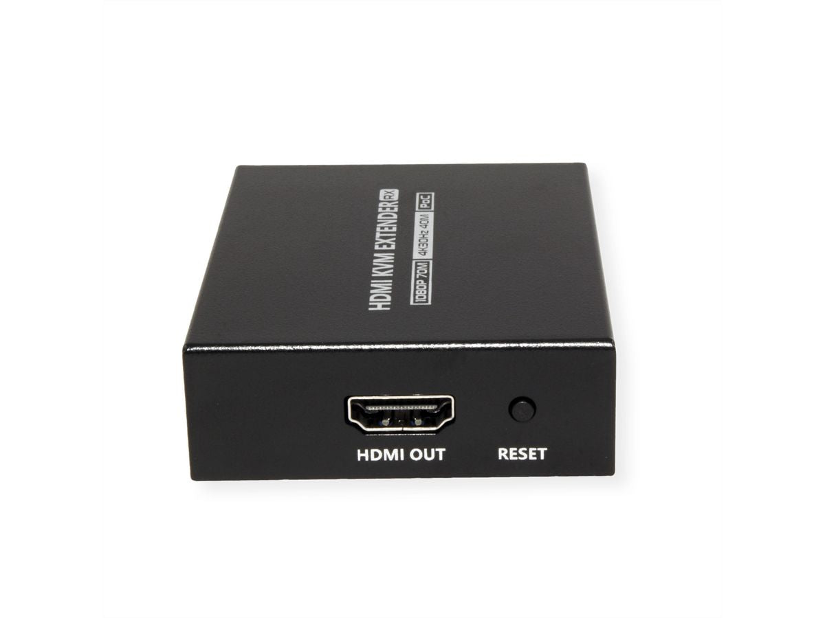 VALUE KVM-Extender-Set HDMI – 4K/30 Hz, USB, PoC, bis 40 m über Cat 6/6a/7