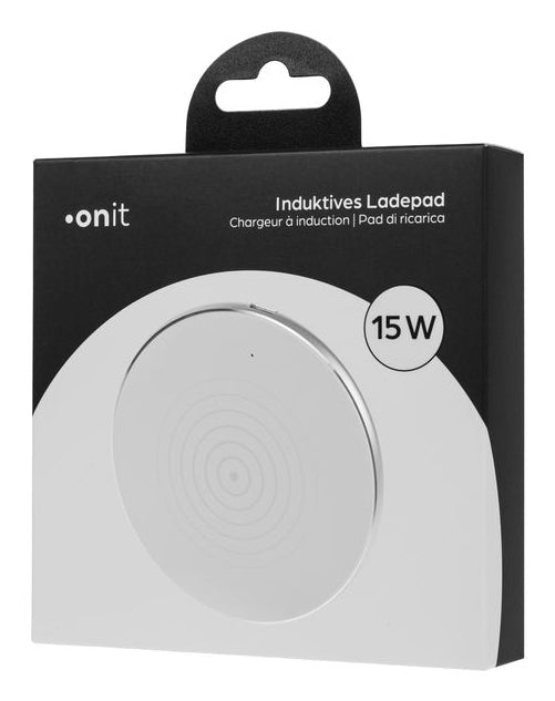ONIT F02112 Kabelloses Ladegerät 15 W – Qi, PD – USB-C×1 – für Handy – Weiss
