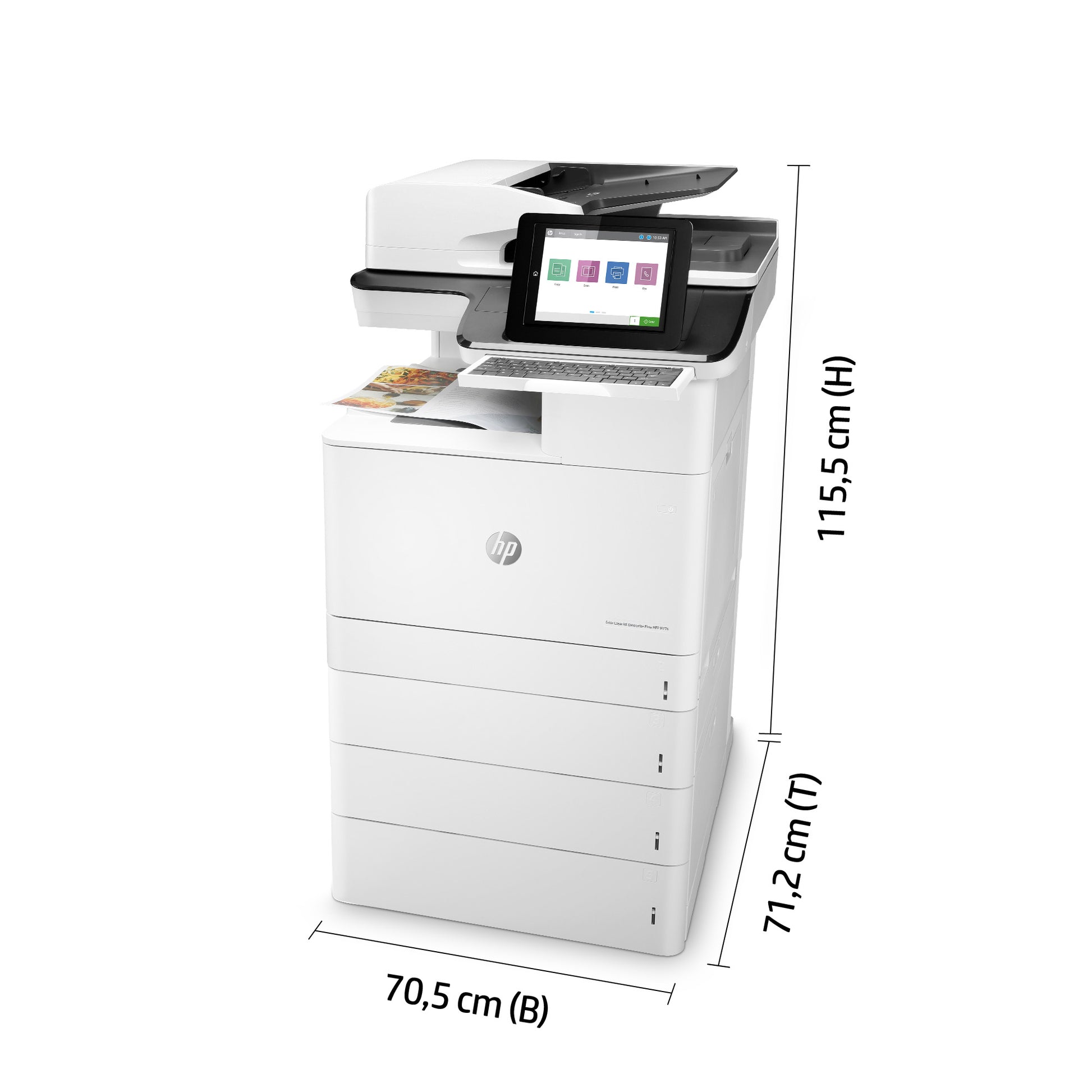 HP ENT FLOW M776Z – Farbiges Laser-MFP