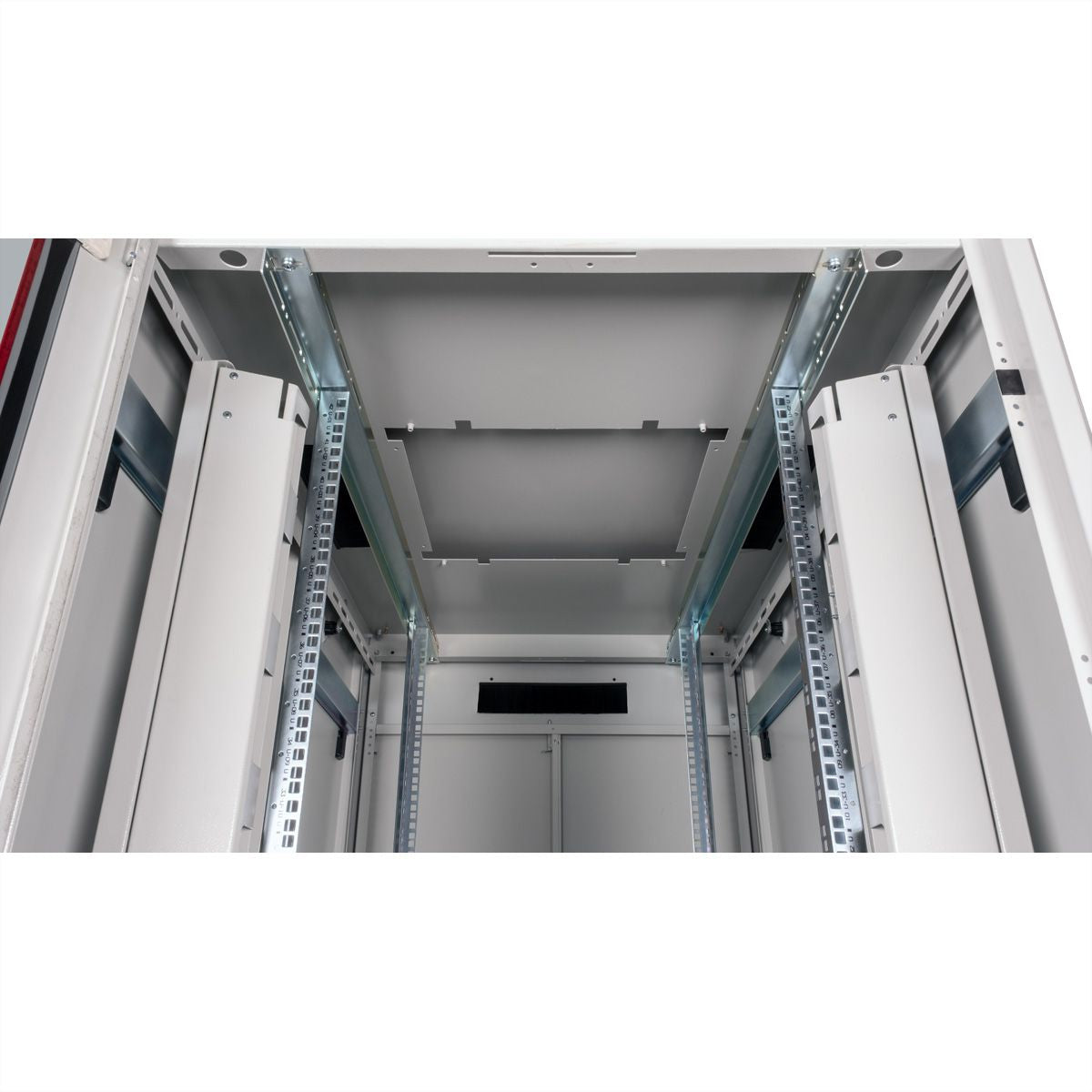 ROLINE Pro – 19" Netzwerkschrank 42U, IP20, abschliessbar, 800 × 1200 × 2053 mm, lichtgrau, Stahl