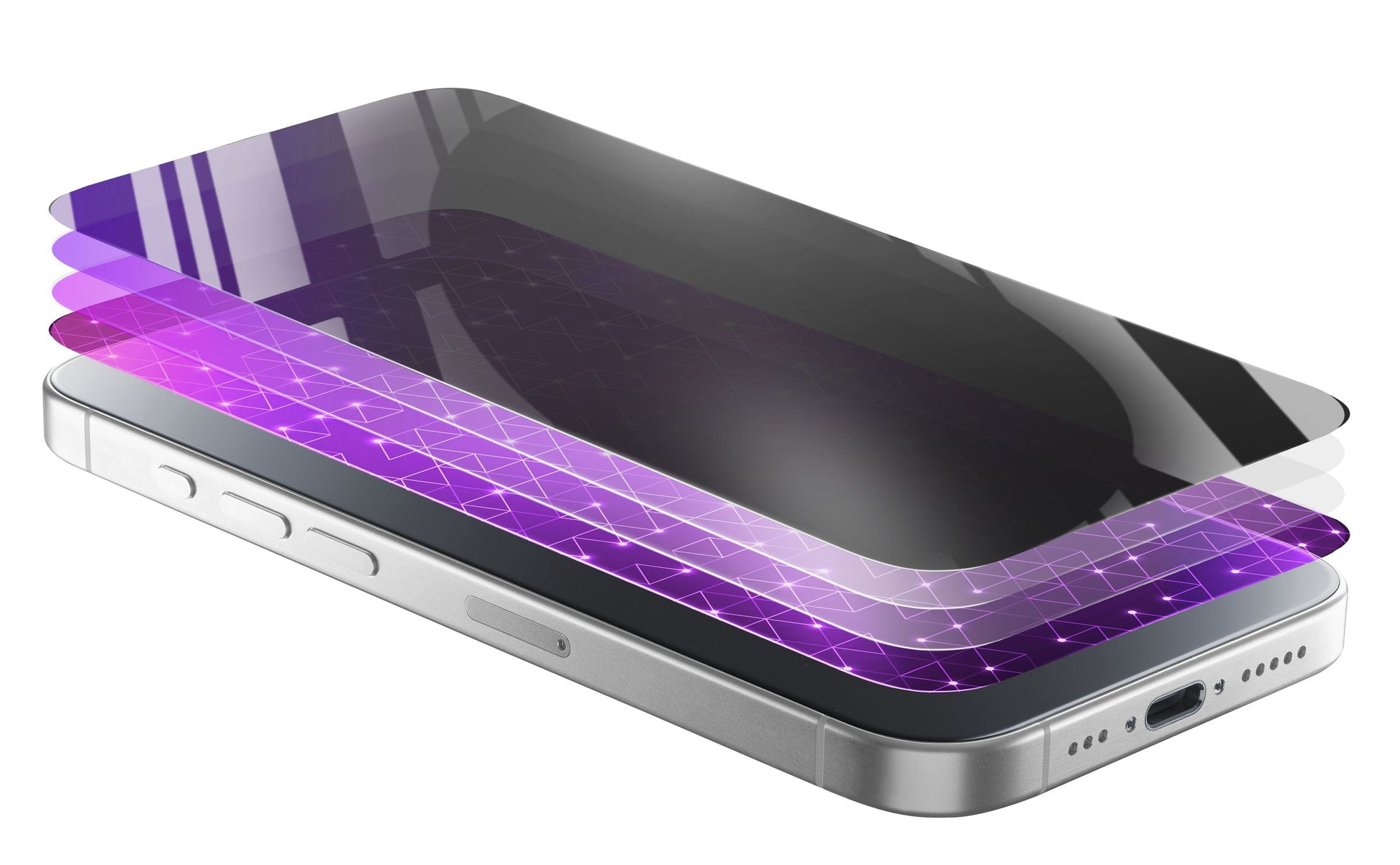 Cellularline Privacy-Filter (Panzerglas) – für iPhone 17 Pro Max