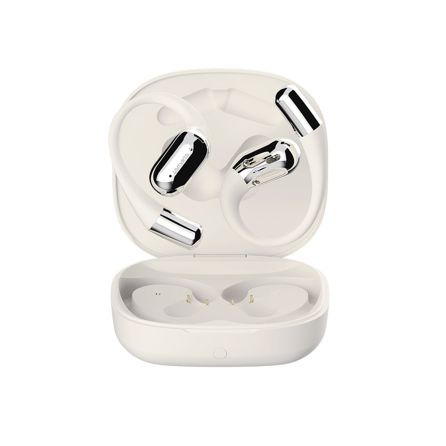 4smarts SkyBuds AI Screen – Ohrbügel-Kopfhörer – Bluetooth, mit Ladebox – Beige – bis 28 h