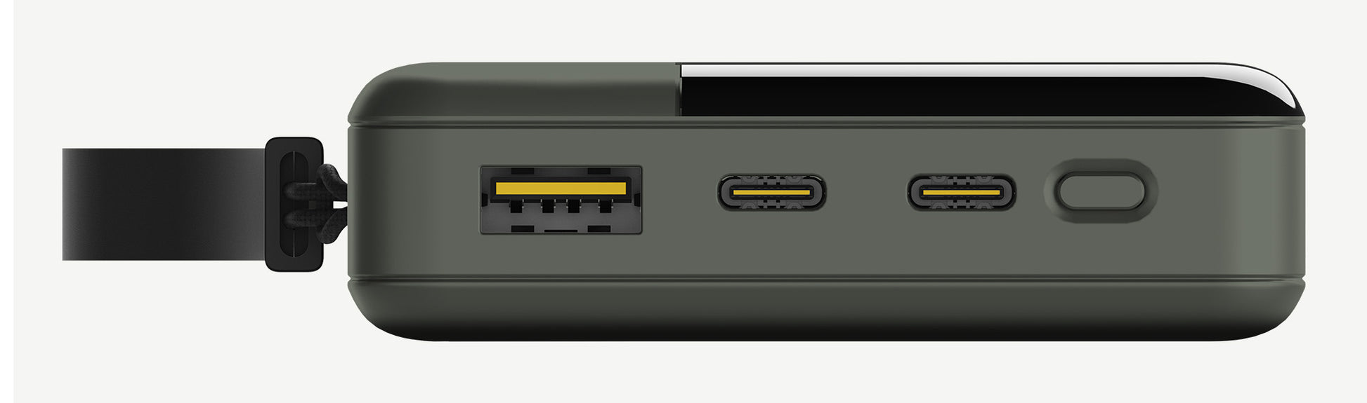 Aqiila Powerbird B20+ Powerbank 20'000 mAh – 65 W PD, 2× USB-C, 1× USB-A, grün