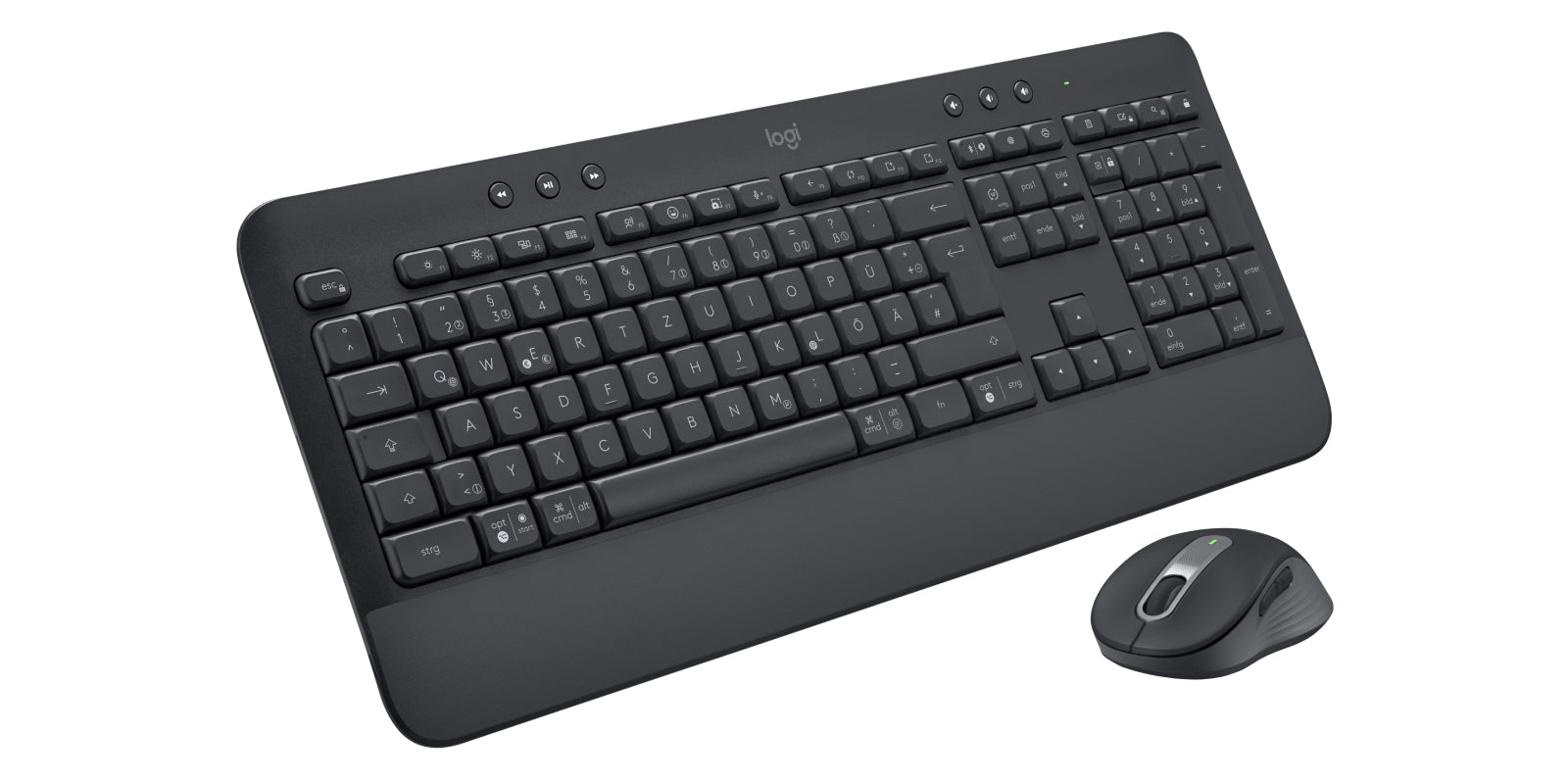Logitech MK650 For Business – Tastatur, DE-Layout (DE), Grau