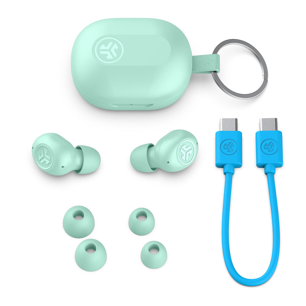 JLab JBuds Mini TWS In-Ear – ANC, mit Ladecase, Mint, BT 5.3