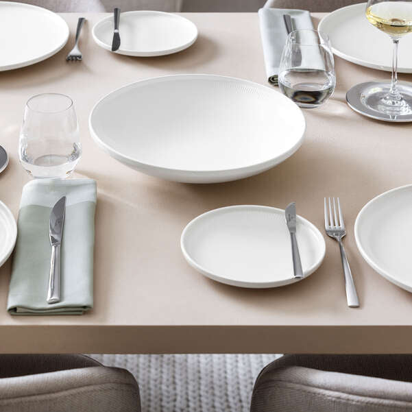 Villeroy & Boch Afina Schale – 0,85 l, Porzellan, weiss, mikrowellengeeignet, spülmaschinenbeständig