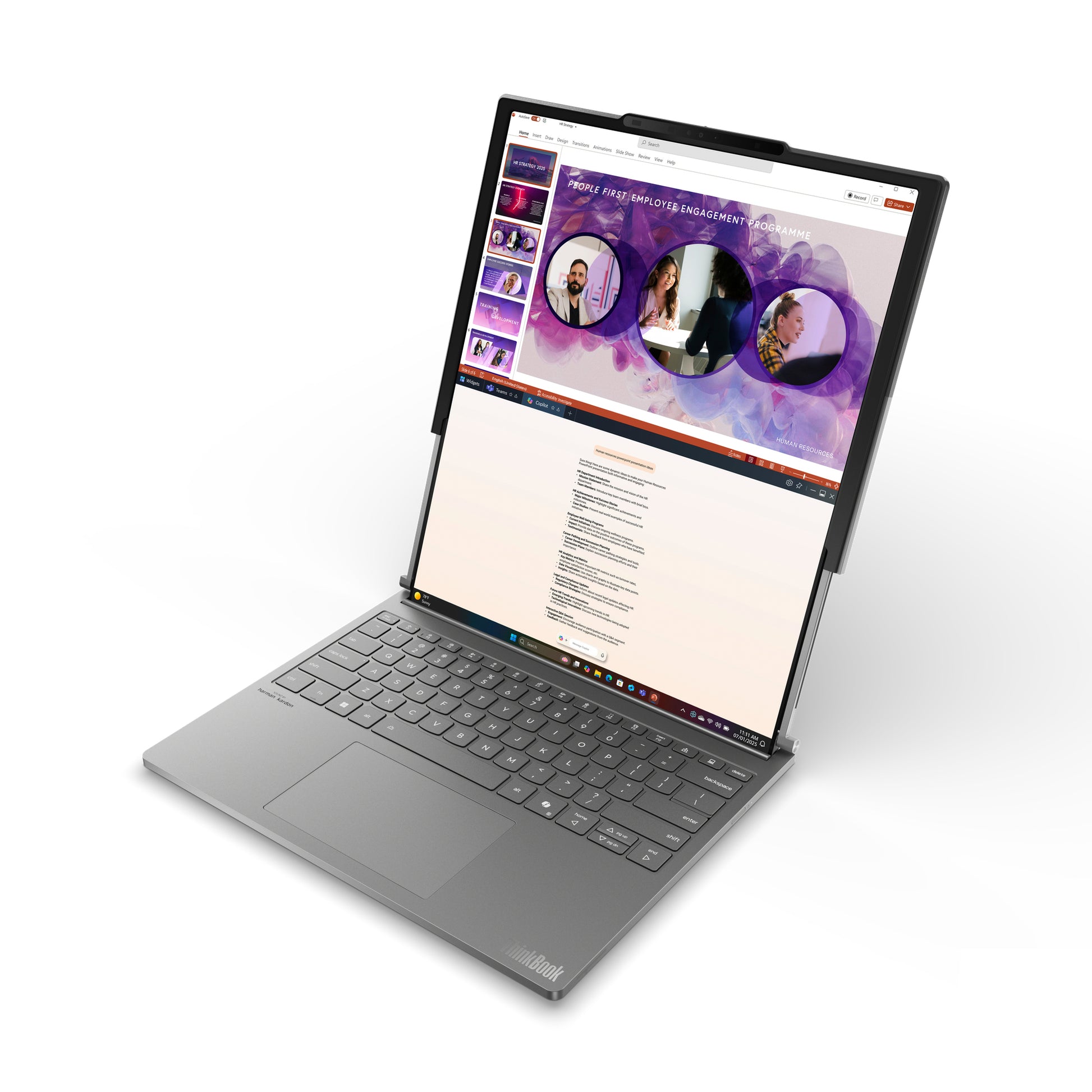 Lenovo ThinkBook Plus Ultra 7 258V – 16,7", 1 TB, 32 GB RAM, WLAN, Windows 11 Pro, Grau