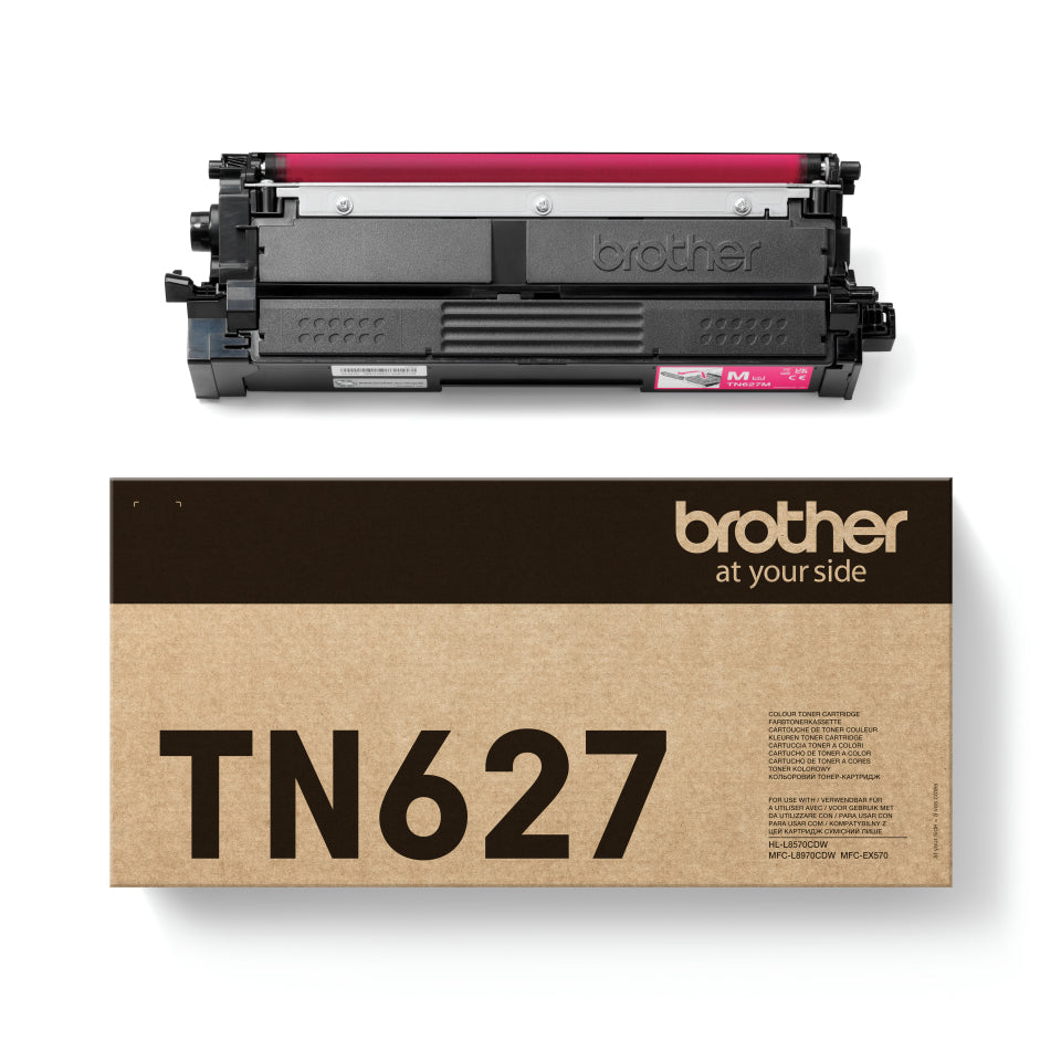 Brother TN-627M Magenta Toner – Original – 10'000 Seiten – für Brother HL-L8570CDW/MFC-L8970CDW