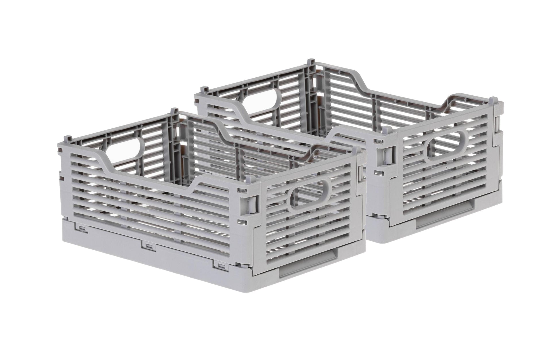 COCON Aufbewahrungsbox 2,97 l (mit Griff) – Polypropylen – Grau – 220 × 90 × 150 mm