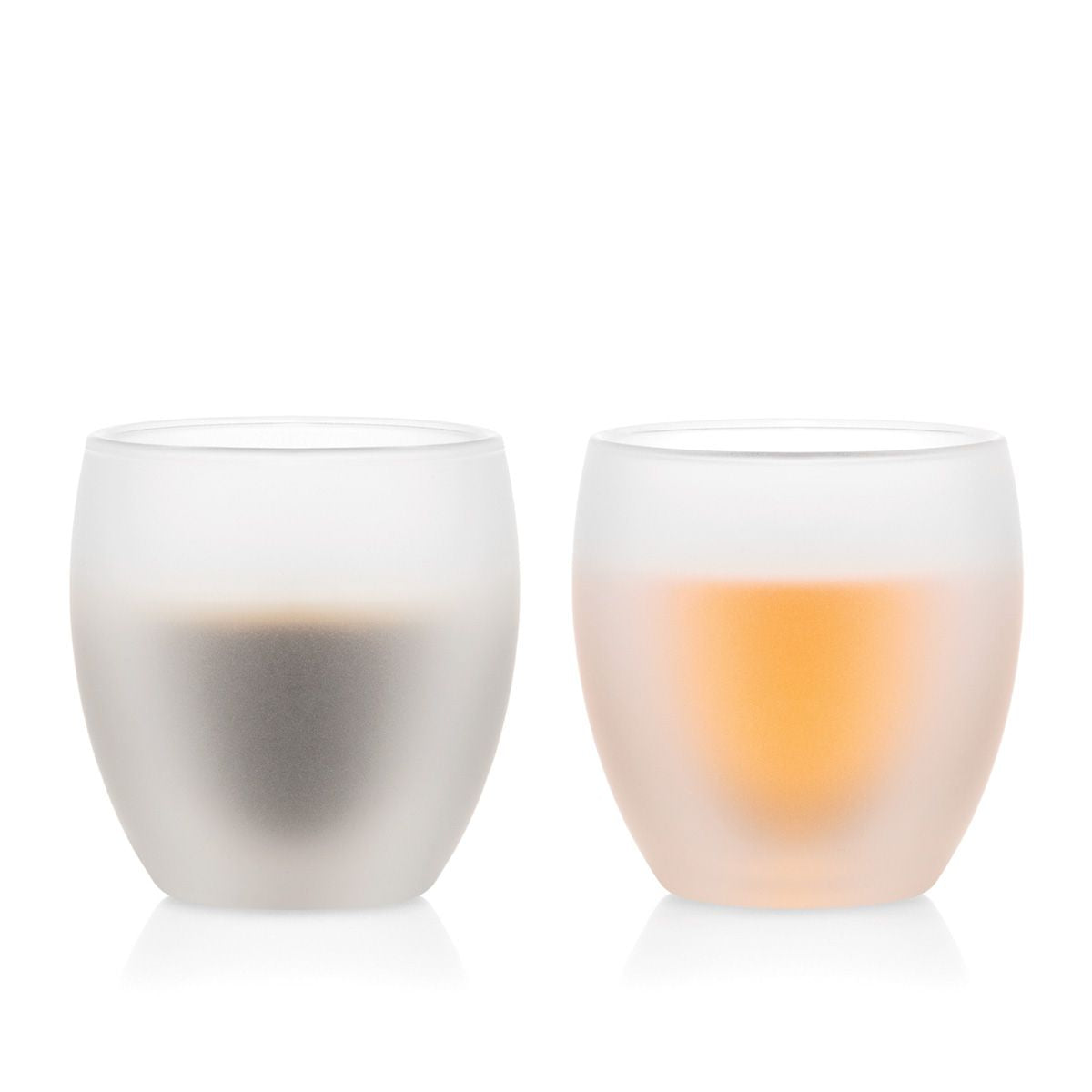 Bodum Pavina Trinkglas – 2er Set, 250 ml, Ø 8,8 cm, H 8,9 cm, Borosilikatglas/Silikon, doppelwandig