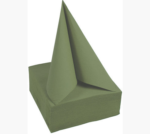 PRONAPPE Servietten oliv – 38 × 38 cm, 2-lagig – 40 Stück