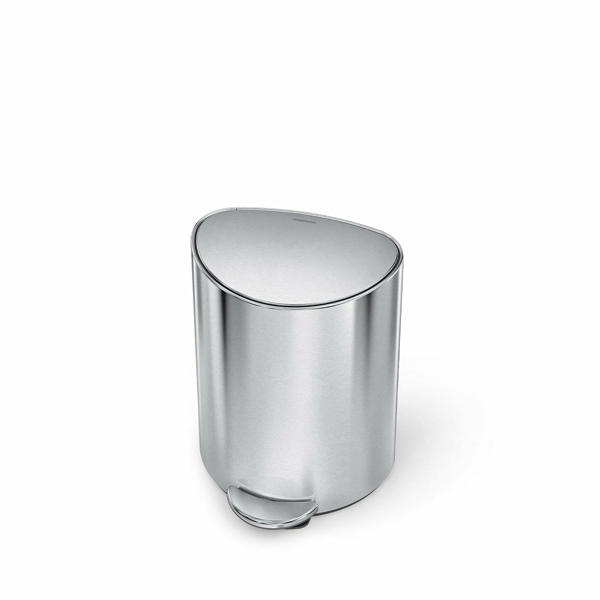 Simplehuman – Papierkorb – 6 L – Edelstahl, Silber – B × H × T 280 × 200 × 370 mm