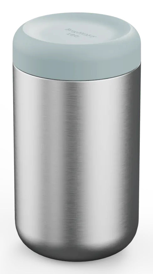 BergHOFF Lunchbox (isoliert) 750 ml, Ø 9,5 × 17,5 cm, Edelstahl/Kunststoff, hellblau