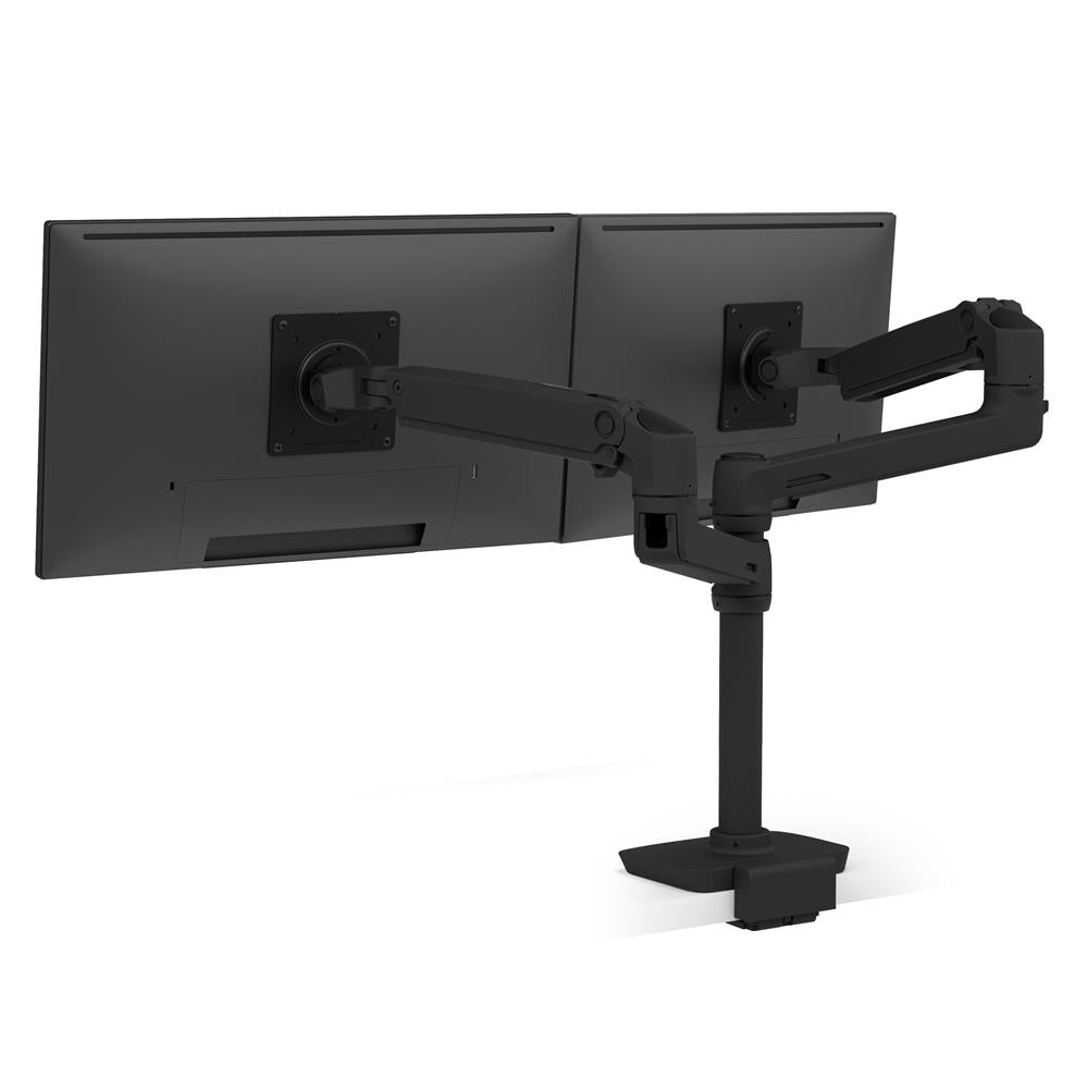 Ergotron LX Desk Dual Stacking Arm Low Profile MBK – Monitorarm, Dual, vertikal stapelbar
