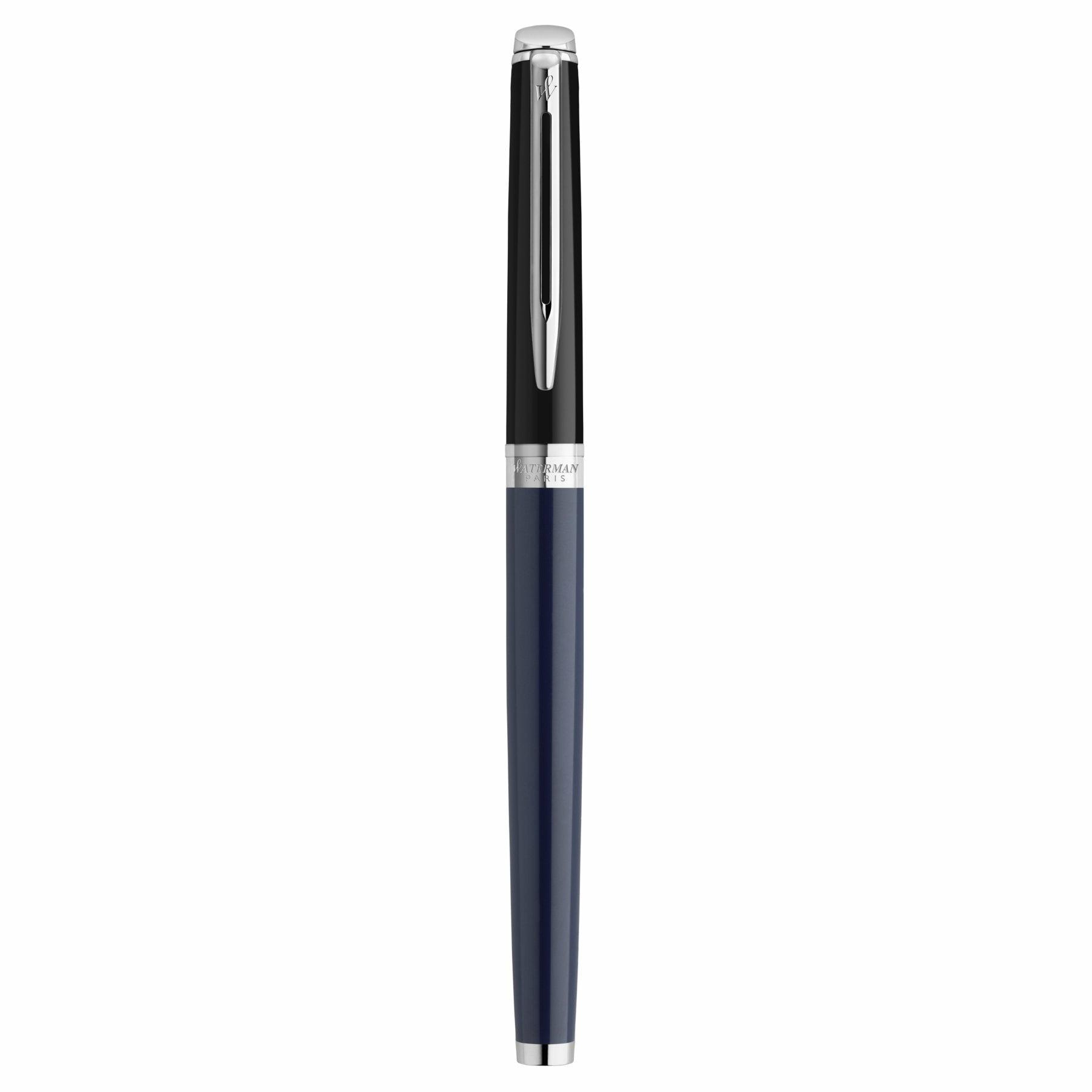 Waterman Hémisphère Colour Blocking Schwarz & Blau – Federspitze M – schwarz/blau, blau – Patronen