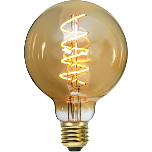 Star Trading LED-Leuchtmittel E27 G95 – Warmweiss 2000 K, 150 lm, 3,1 W, dimmbar – 5 Stk.