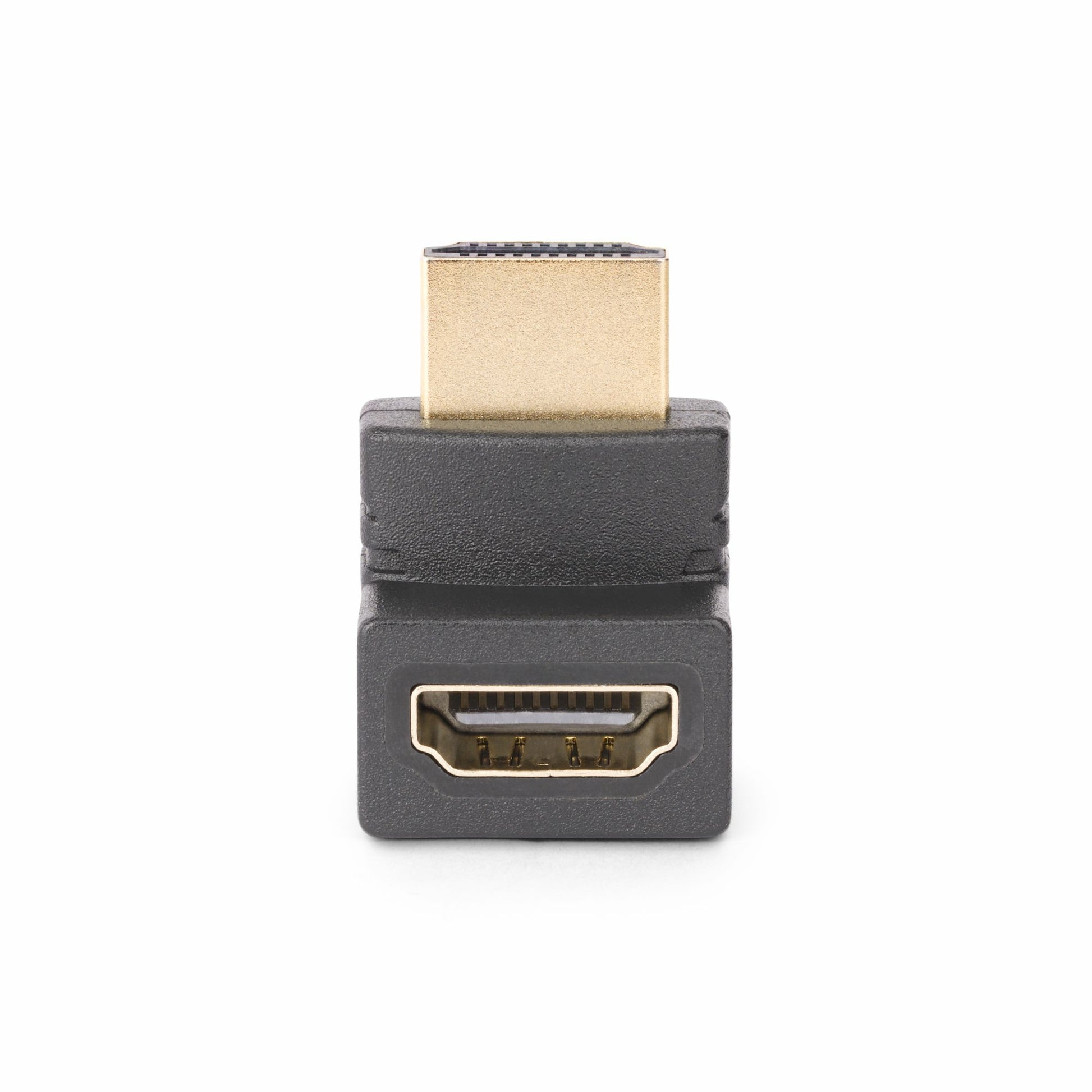 StarTech.com HDMI (Stecker) auf HDMI (Buchse) Adapter, HDMI 2.0, 4K@60 Hz, 90° (Stecker nach oben)