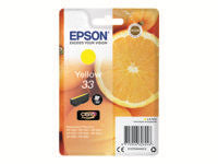 Epson Tintenpatrone 33, Gelb – für Inkjetdrucker und Multifunktionsgeräte