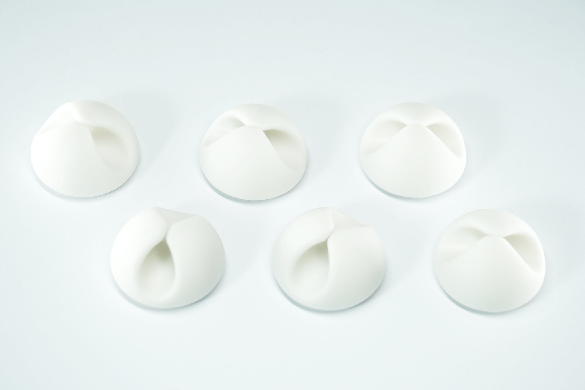 M. Schönenberger Kabelhalter, Kunststoff, 29×29×15 mm, 6er-Pack – weiss