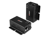 Lindy 43386 Medienkonverter USB 2.0 zu RJ-45 – bis 50 m, USB 2.0 (480 Mbit/s), 2× RJ-45, 3× USB 2.0, für Cat5e