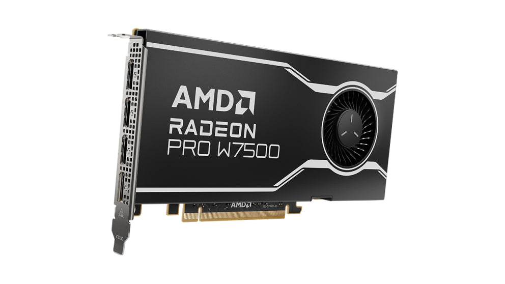 AMD Radeon Pro W7500 – PCIe Grafikkarte – 8 GB GDDR6, 4×DisplayPort 2.1, PCIe x8 4.0