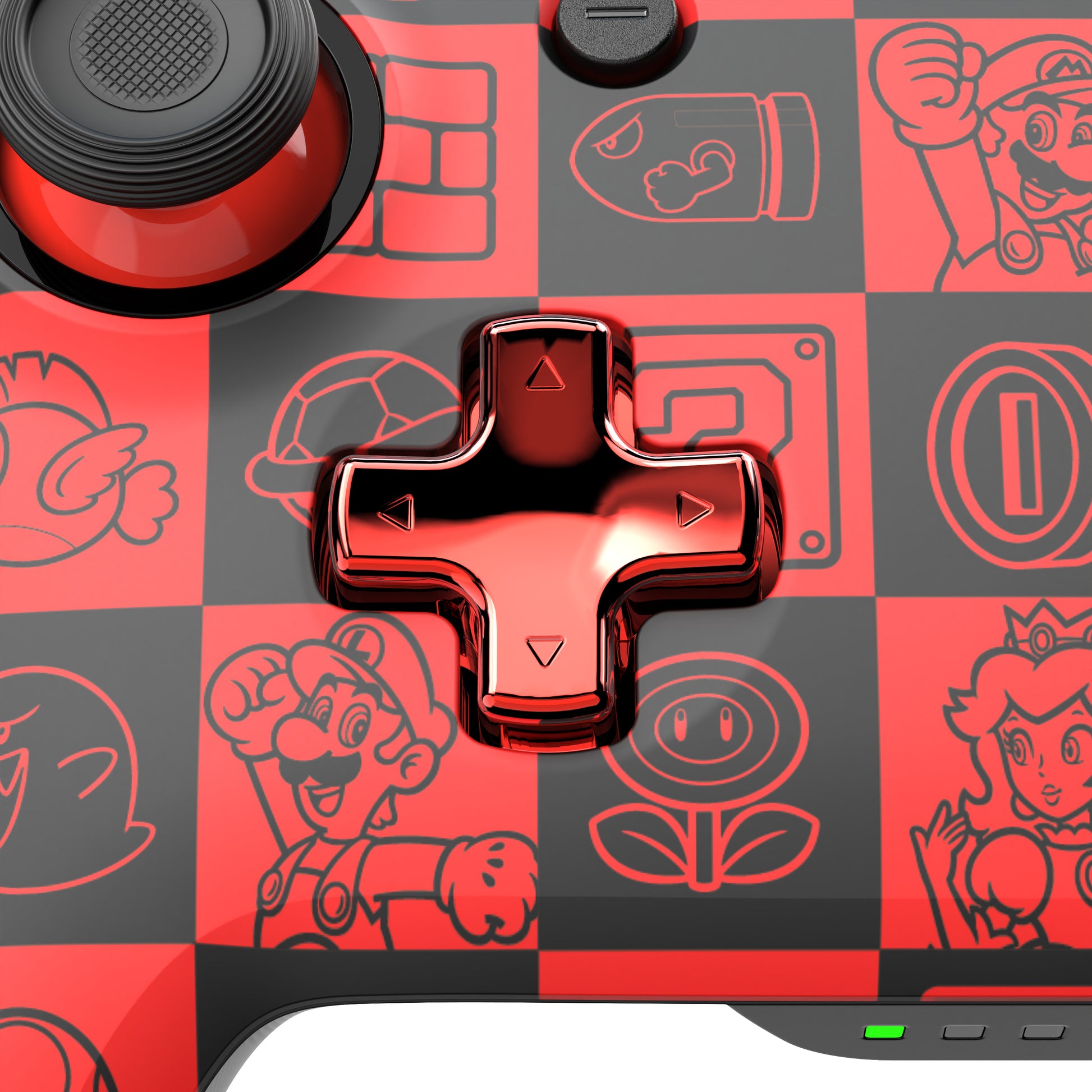 PDP Rematch Glow – Gamepad – Kabellos, für Nintendo Switch & Nintendo Switch OLED, Schwarz