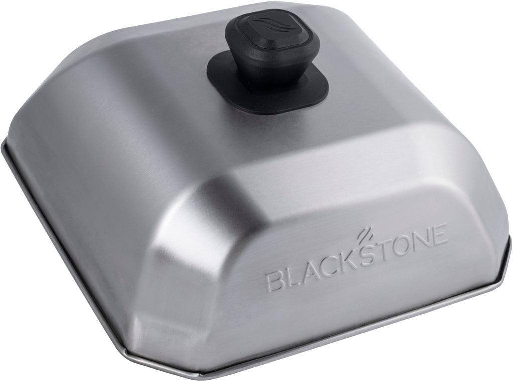 Blackstone 5555EU – Abdeckhaube 25,4 × 12,7 × 25,4 cm, Edelstahl, Schwarz/Silber