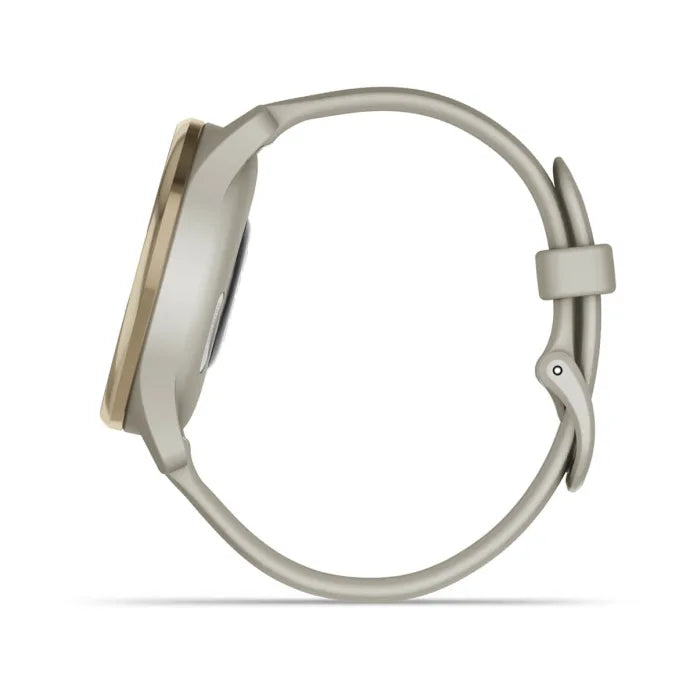 Garmin vivomove Trend – Smartwatch – 40,4 mm, GPS, LCD, 5 ATM, Grau/Weiss, Silikon