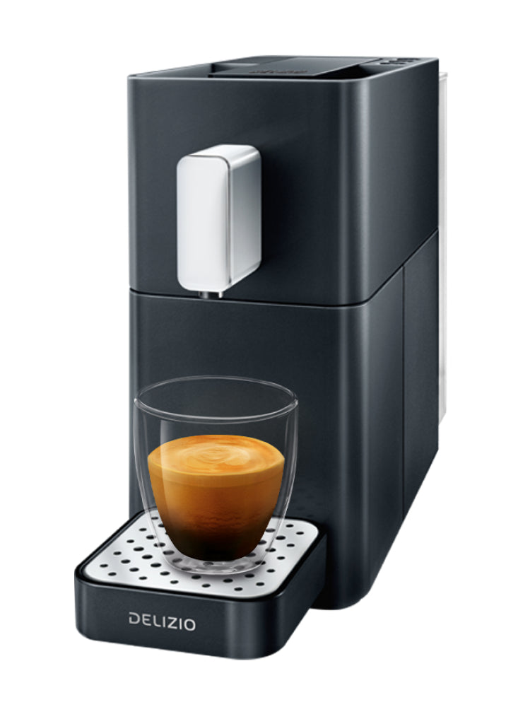 Delizio Carina Kapselmaschine – für Delizio-Kapseln, 19 bar, 0,9 l, Schwarz