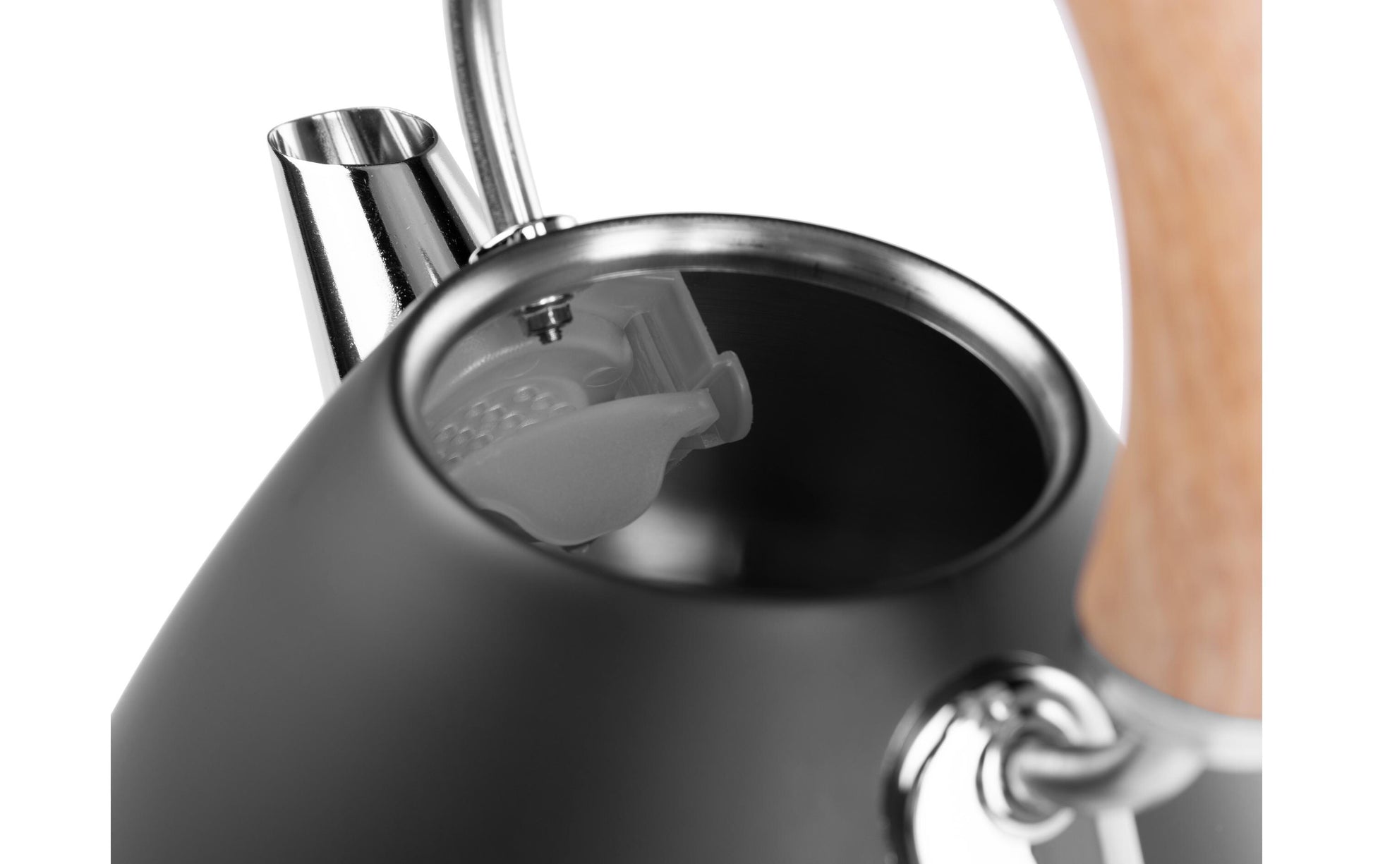 Furber. Furber Wasserkocher – 1,7 l, Edelstahl, Schwarz