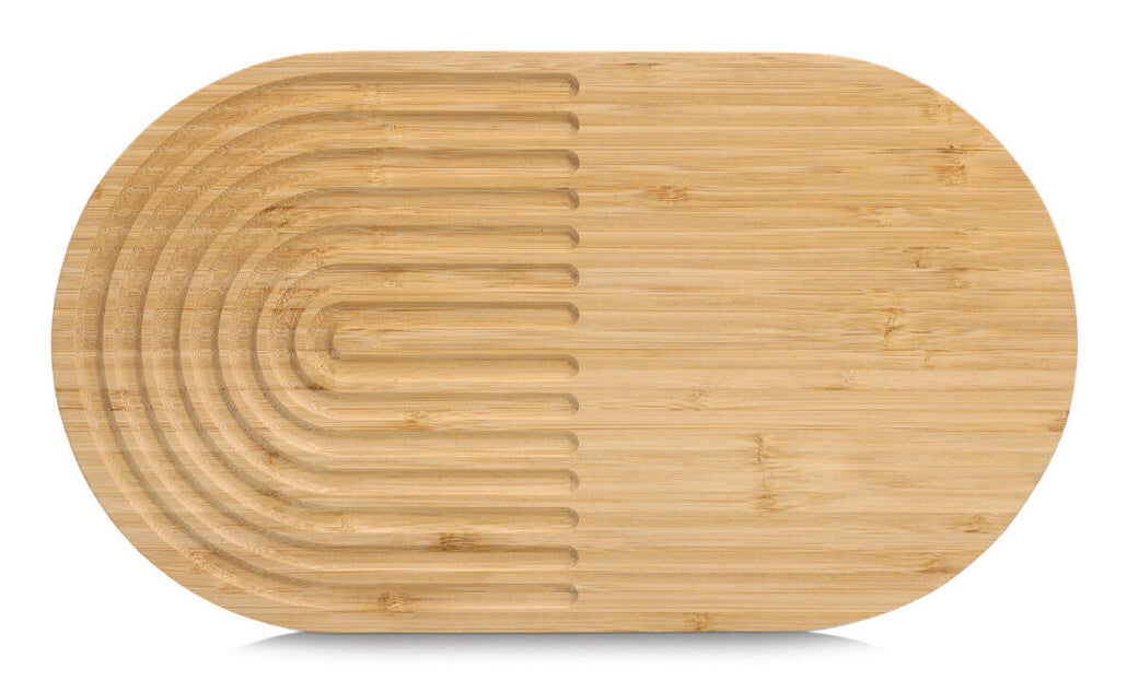 Zeller Present Teekannen-Untersatz Bambus, 20 × 35 × 1,5 cm, braun