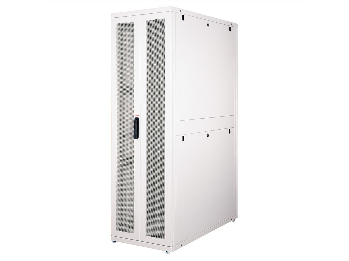 ROLINE Pro – 19" Netzwerkschrank 42U, IP20, abschliessbar, 600 × 1200 × 1970 mm, lichtgrau, Stahl