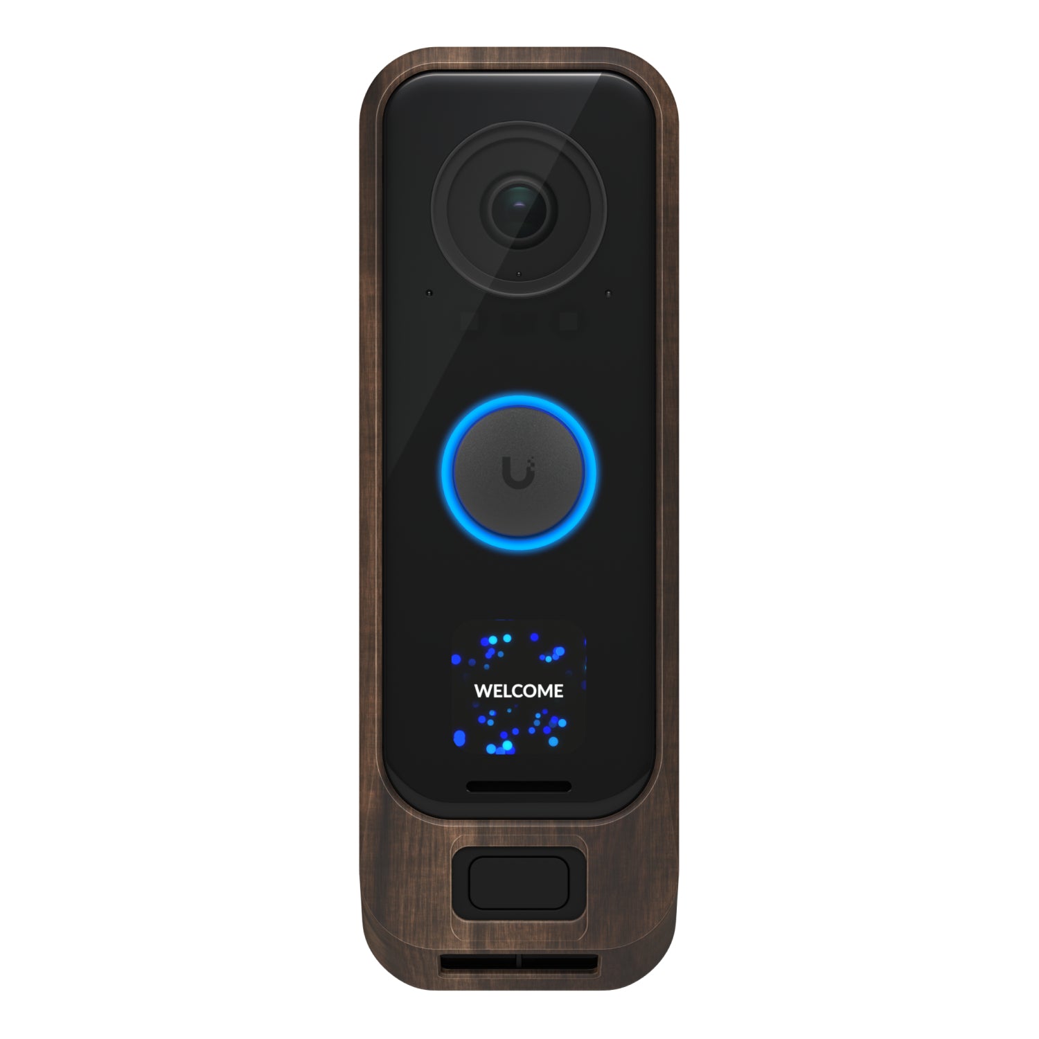 Ubiquiti Türklingelabdeckung – für G4 Doorbell Pro / Doorbell Pro PoE – Holzoptik, Polycarbonat (PC)