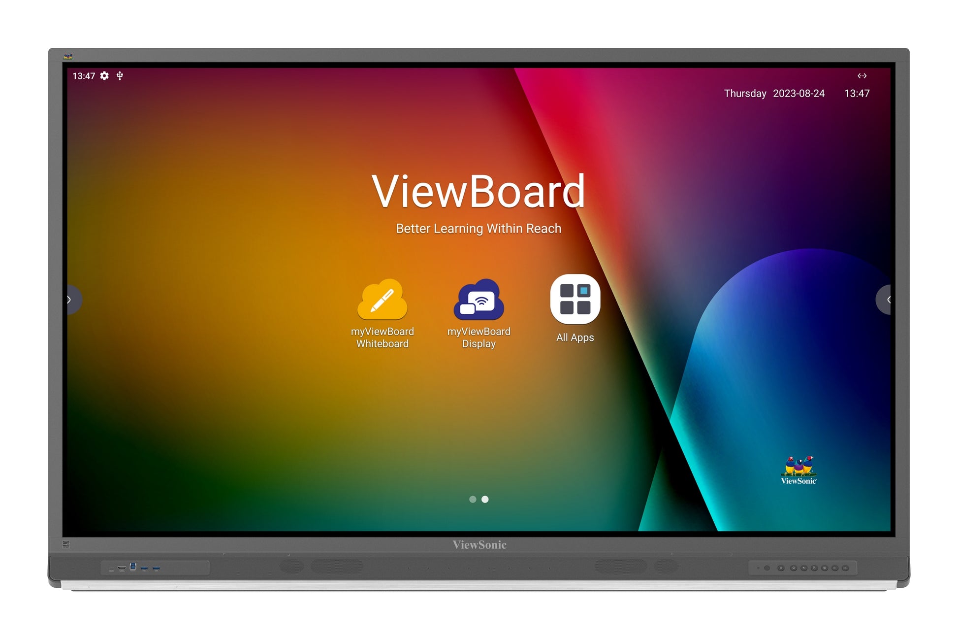 Viewsonic IFP6552-2F – Interaktives Touch-Display, 65", Ultra HD 4K, 400 cd/m²