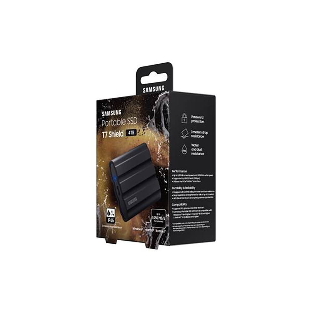 Samsung Speichergerät – 4 TB, USB 3.2 Gen 2 (USB-C), 256-bit AES