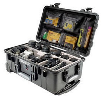 Peli Schutzkoffer 1510 – 27,1 l, Hartschale, Schwarz, 55,9 × 22,9 × 35,1 cm