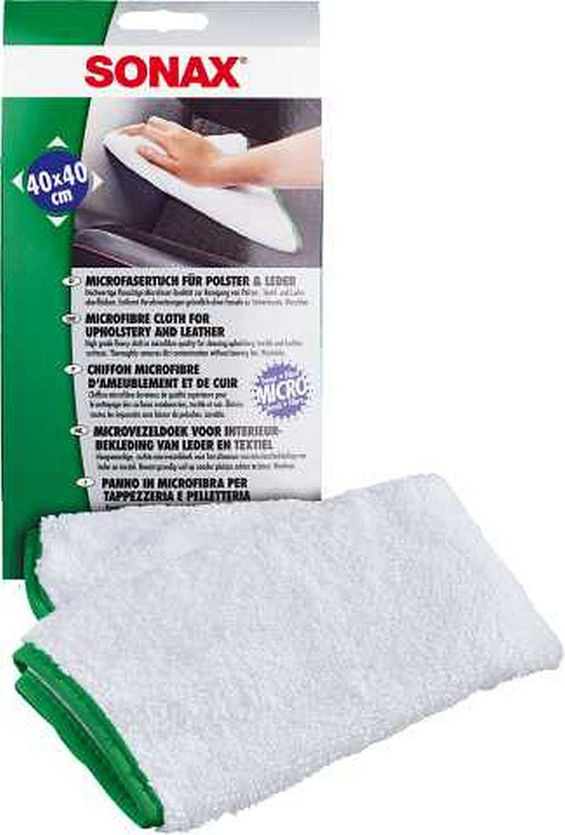 Sonax Mikrofasertuch SX – weiss – 40 × 40 cm – 1 Stk.