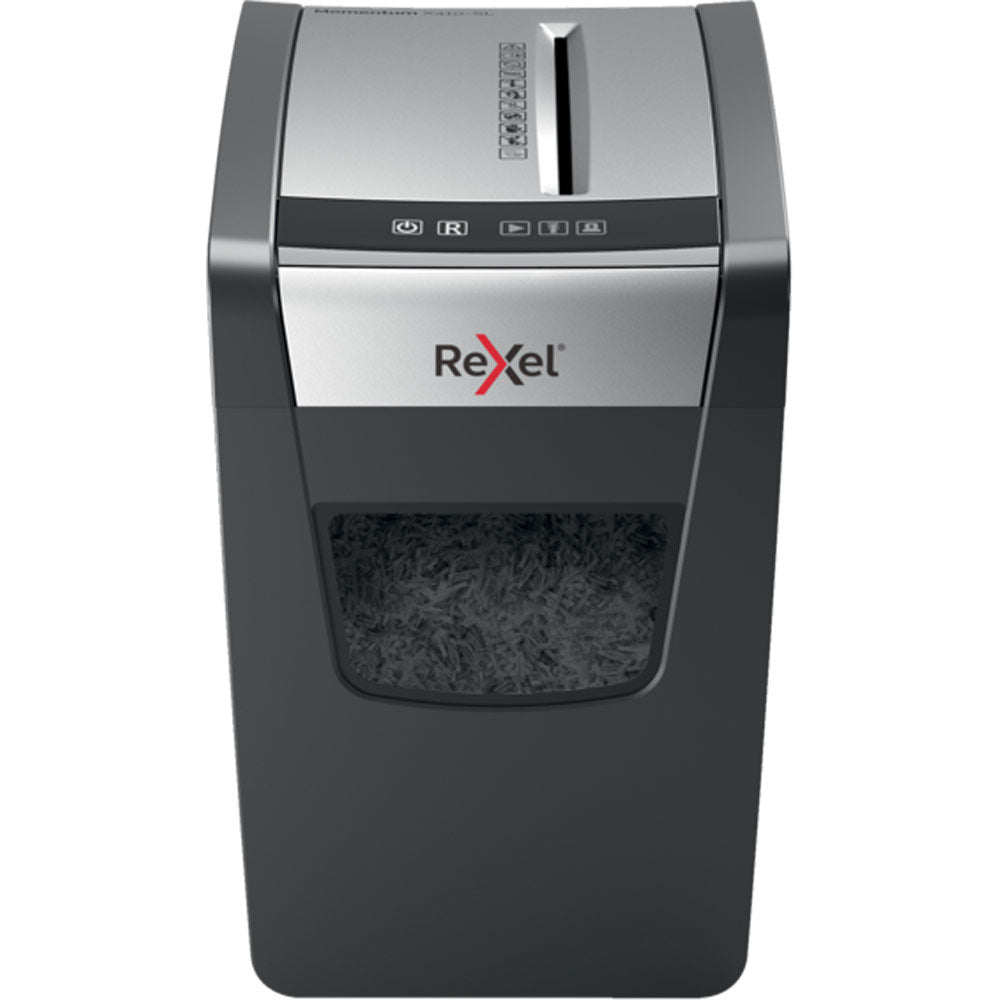 Rexel Momentum X312 Slimline – Aktenvernichter, DIN P-3, Partikelschnitt 5 × 42 mm, 12 Blatt, 23 l, A4