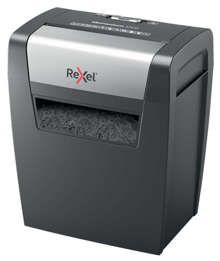 Rexel Momentum X308 – Aktenvernichter, DIN P-3, Partikelschnitt 5 × 42 mm, 8 Blatt, 15 l, A4