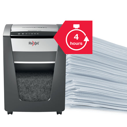 Rexel Momentum X420 – Aktenvernichter, DIN P-4, Partikelschnitt 4 × 40 mm, 20 Blatt, 30 l, A4