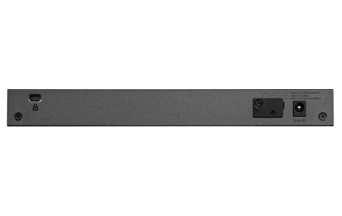 NETGEAR GS108LP – Switch – 8×GbE, PoE+ 60 W, 1U