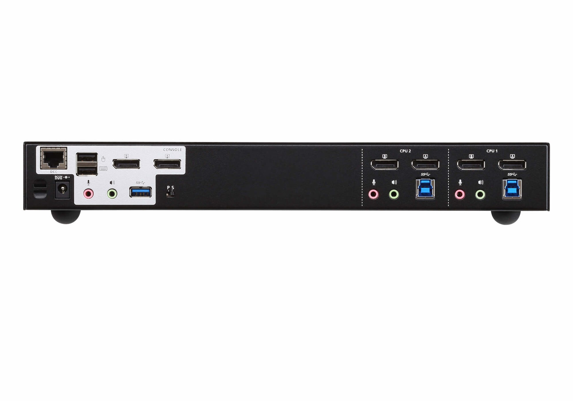 ATEN KVM-Switch, USB 3.2 Gen 1/DisplayPort, 4K (3840 × 2160), Dual-Display