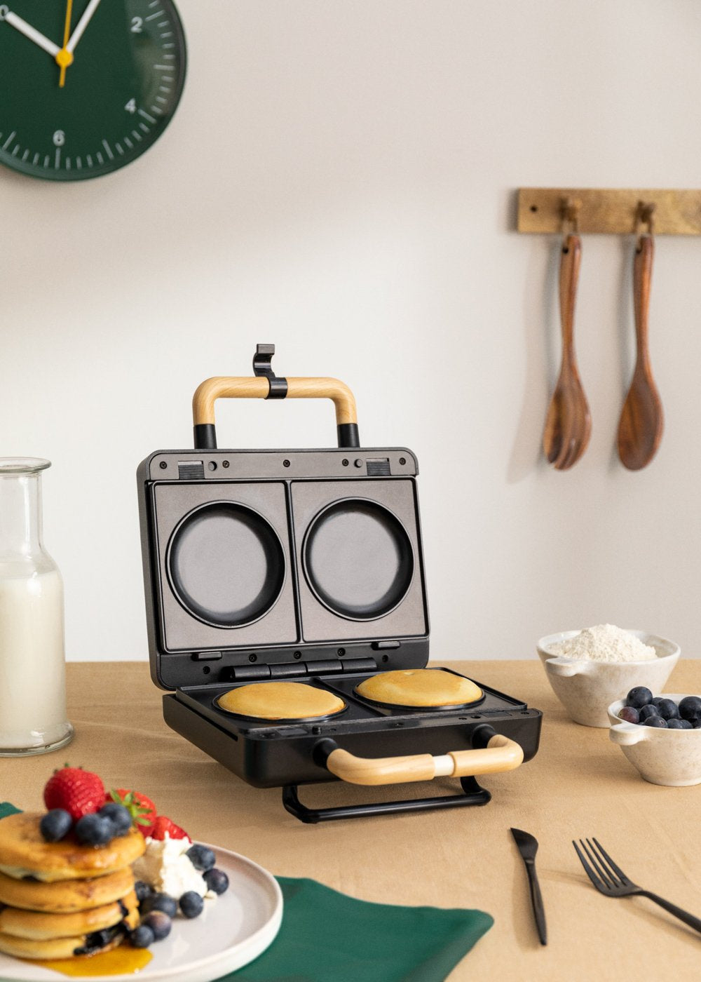 CREATE Ersatzteller 3in1 Pancakes – für Waffeleisen 3in1 Studio, 2 Stk.
