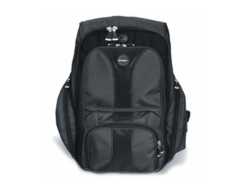 Kensington Notebook-Rucksack Contour – für 16", mit Flaschenhalter, Polyester – Schwarz, 500 × 360 × 220 mm